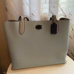 Coach Blue Signature Handbag